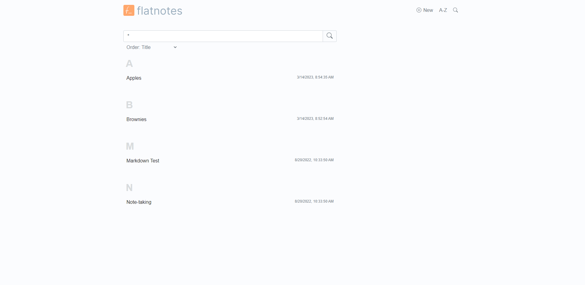 flatnotes