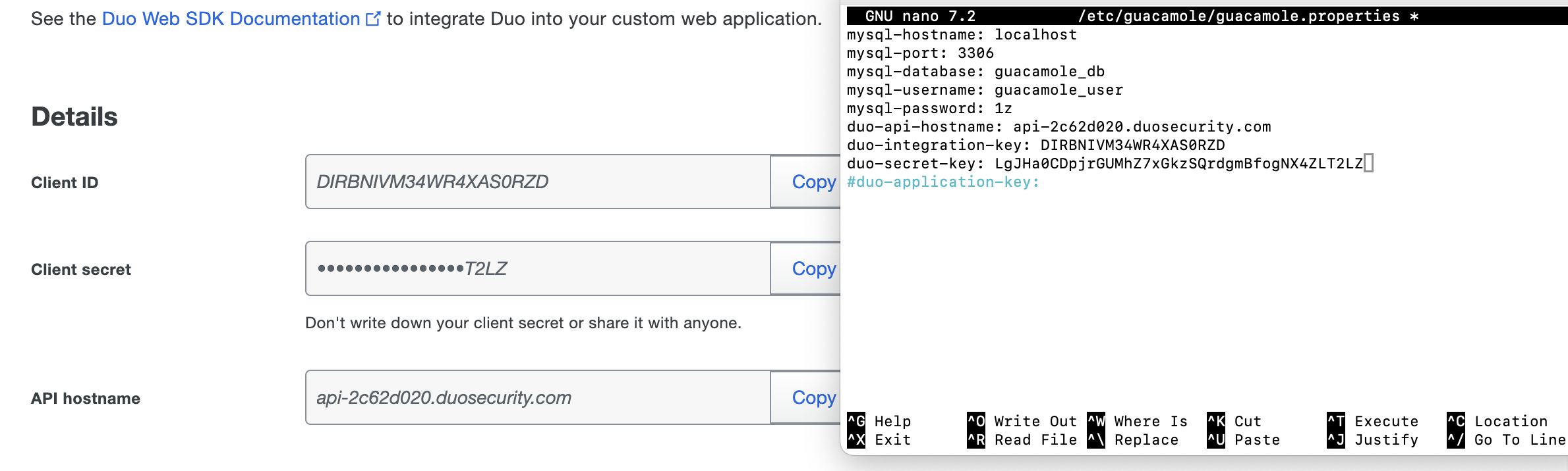 apache guac configuation