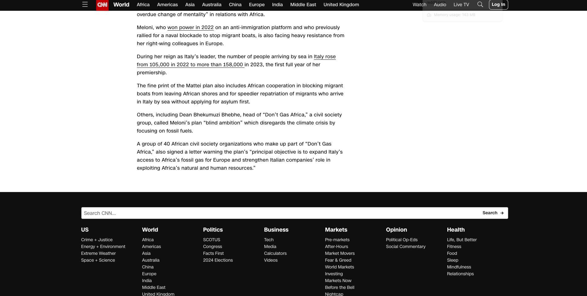 CNN without ads