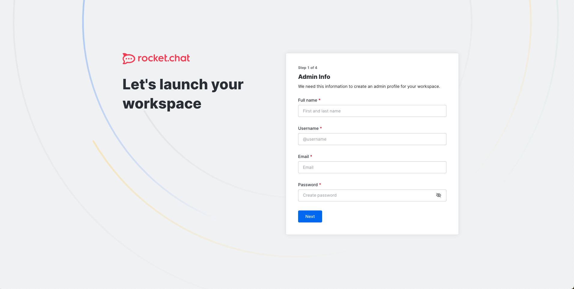 Rocket Chat installed