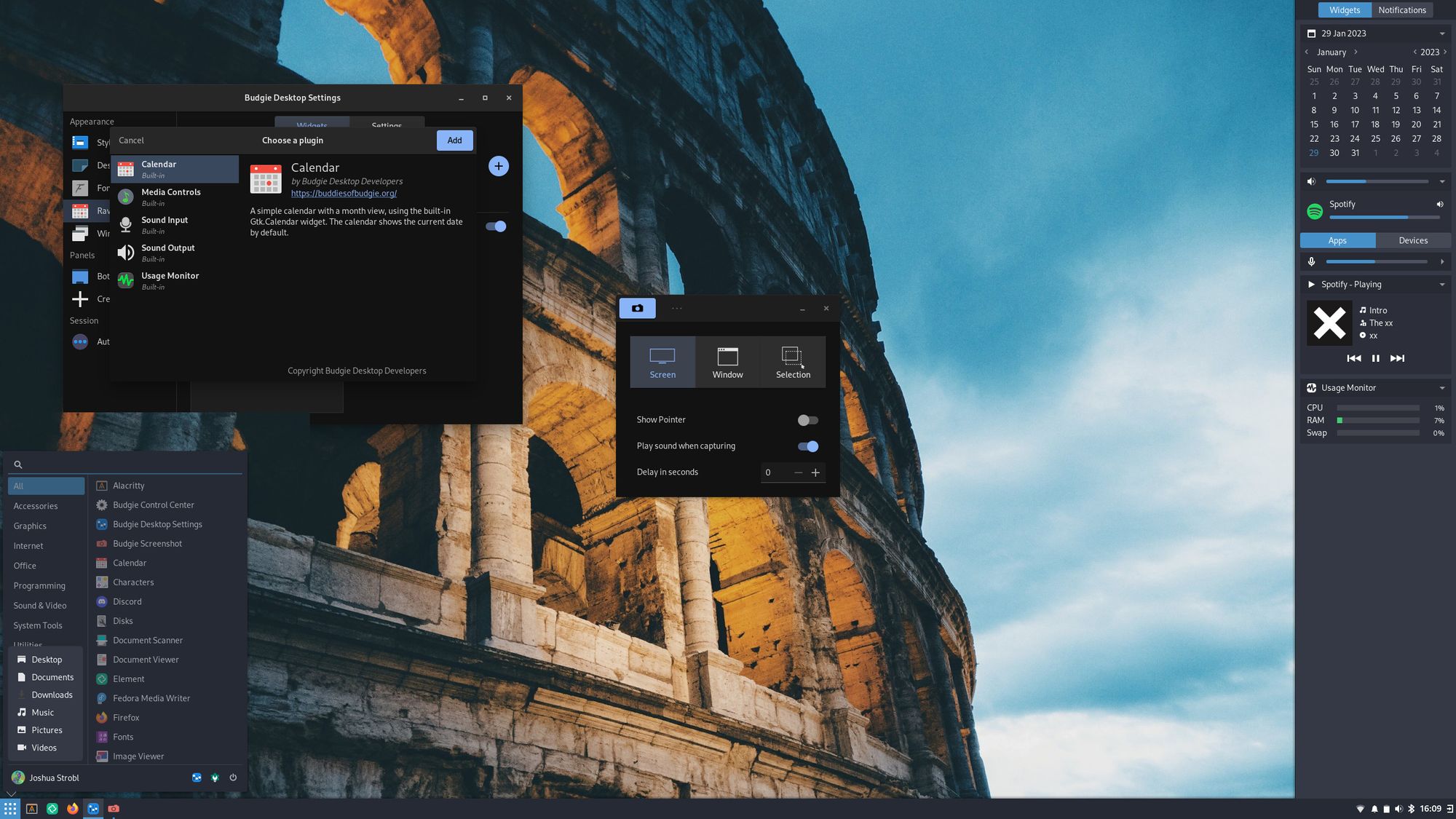 Budgie desktop