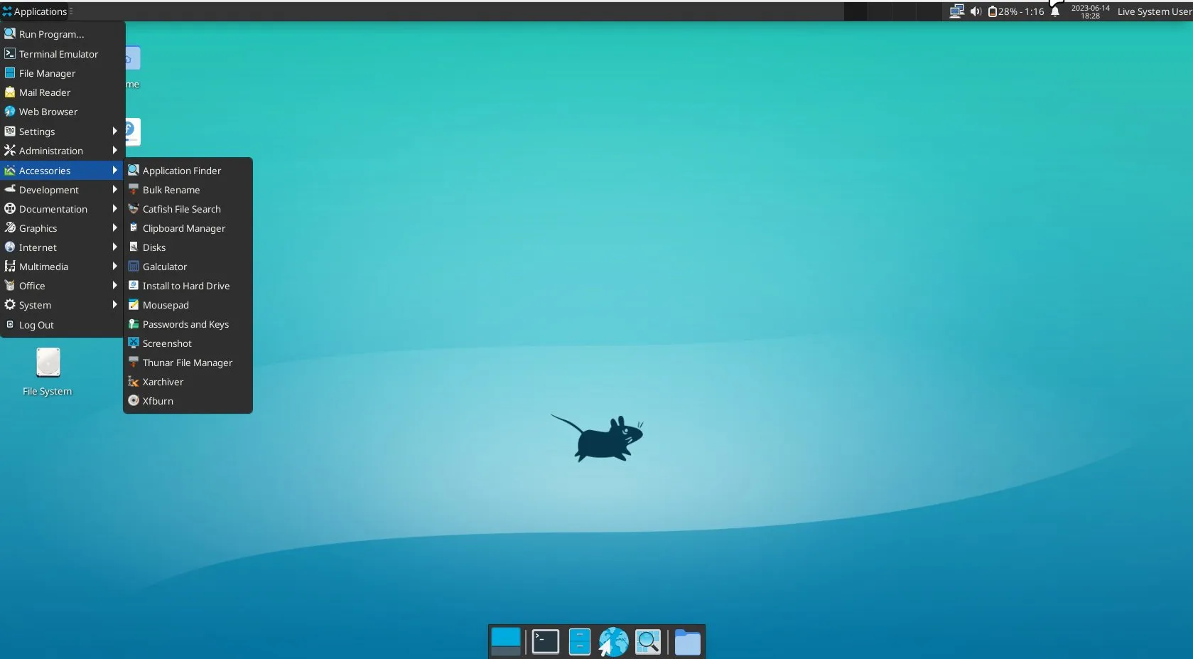 XFCE desktop